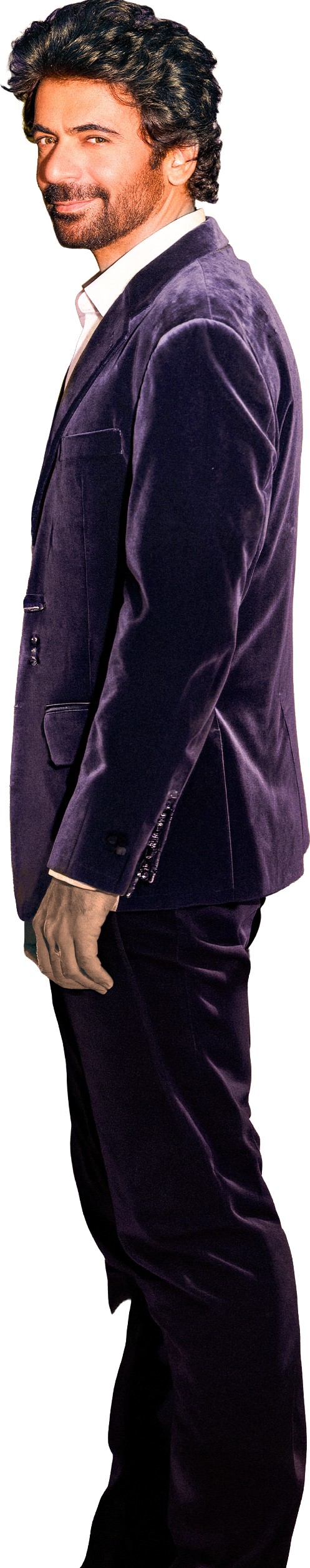 Sunil Grover in his velvet suit